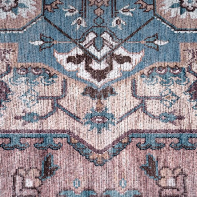 Waschbarer Teppich Bolero von teppich.de, rund, mehrfarbig, Durchmesser: 200 cm - Bild 1