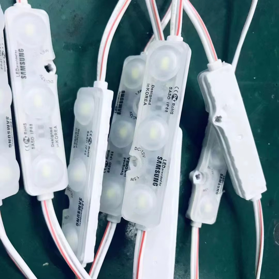 MERRYLE 10 Stück DC12V 5730 LED-Module, wasserdicht IP68, Lichtinjektion in Weiß für Werbung und Dekoration - Bild 3