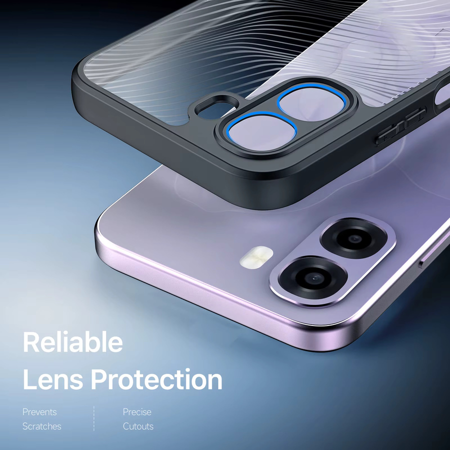 DUX DUCIS Schutzhülle für OPPO A6x, Reno15 5G und Reno15 F in Transparent mit Anti-Fingerprint-Funktion aus TPU und Acryl - Bild 4