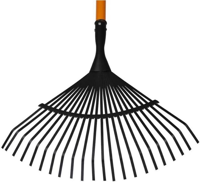 PROREGAL Gartenharke mit 22 Zähnen und Glasfasergriff, Höhe: 150 cm - Bild 1