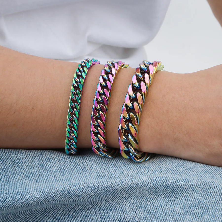 mprainbow Armband Edelstahl, Bunt, Herren - Bild 2