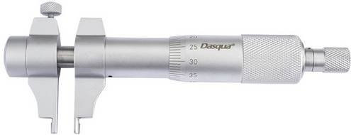 Dasqua 4911-8105 Innenmikrometer mit Kontrollmaß 5 - 30mm, Farbe: Silber, Ablesung: 0.01mm - Bild 1