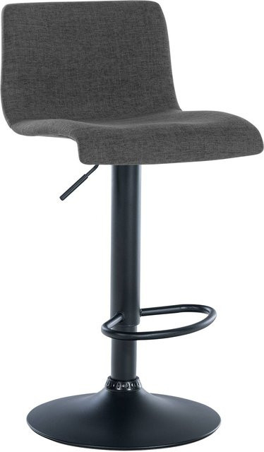 CLP Barhocker Branford Modern Höhenverstellbar mit Lehne und Metallgestell - Bild 1