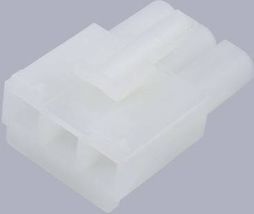 Molex Buchsengehäuse-Kabel in Weiß mit 3 Polzahl und 6,7 mm Rastermaß - Bild 1
