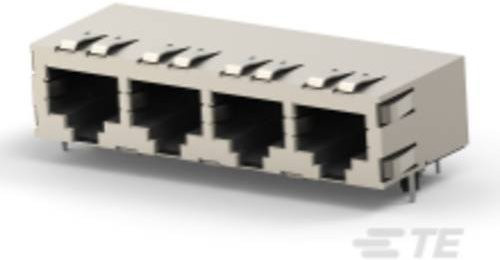 TE Connectivity High Performance Mod Jacks 5406275-2 in Weiß - Bild 1