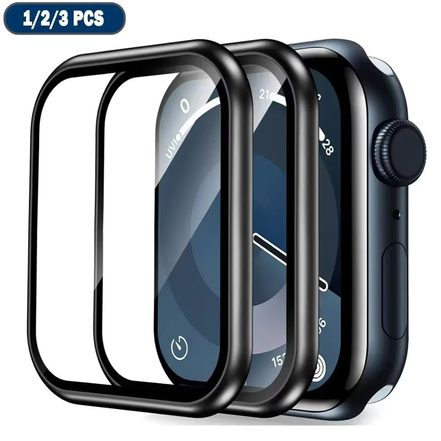 Apple Displayschutzfolie, Schwarz, Unisex - Bild 1