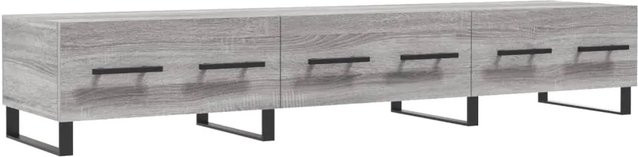 vidaXL TV-Schrank Grau Sonoma aus Holzwerkstoff und Eisen B/T/H: 150 x 36 x 30 cm - Bild 1