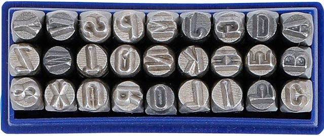 BGS Einschlagbuchstaben aus Stahl 5 mm - Bild 2