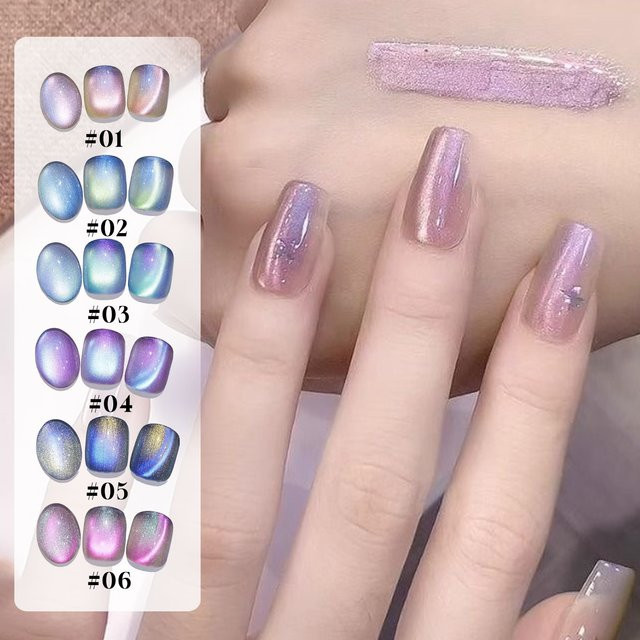 MIANEL NAIL Magnet-Gel-Nagellack, Schimmernd, 06, 10 ml - Bild 1