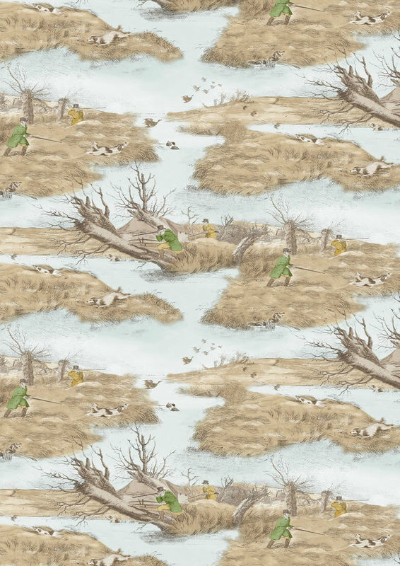 Lewis & Wood Tapete Alken Wildfowlers LW367 Multicolour Non-Woven Breite: 134 cm - Bild 2