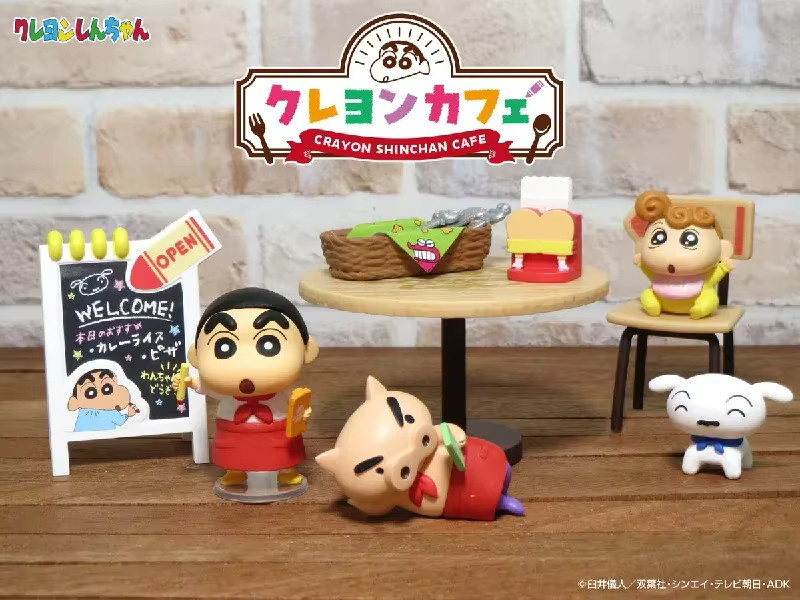 Re-ment Crayon Shin Chan Kaffeehaus Blind Box, Miniaturen, Puppen - Bild 2