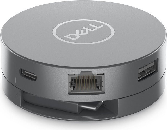 Dell Multiport Adapter DA305 6in1 USB-C Hub mit HDMI und DisplayPort in Grau - Bild 1