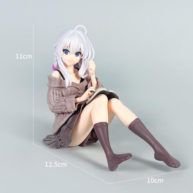 Yiran toy 1 Wandernde Hexe: Die Reise von Elaina, Elaina Anime Figur, Grau, ab 14 Jahren - Bild 1