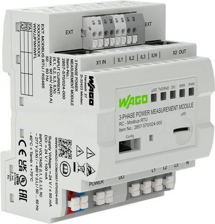 WAGO Messumformer 2857-570/024-001 in Weiß - Bild 1