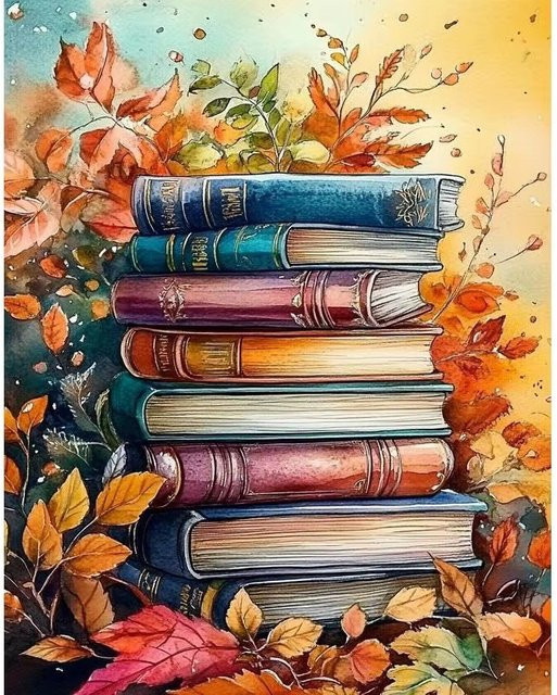 Puzzle, offenes Buch und Blumenmuster, 500 Teile - Bild 1