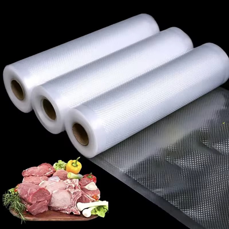 Transparente Vakuumverpackungsbeutel für Lebensmittel und Sous-Vide-Garen, Rolle mit 500 cm Länge, Breite: 25 cm, Breite: 28 cm - Bild 2