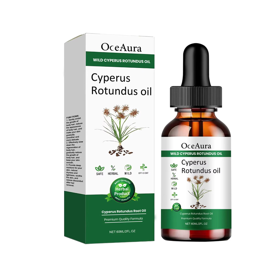 OceAura Cyperus Rotundusöl, Hautpflegeserum, 60 ml, trockene Haut - Bild 3