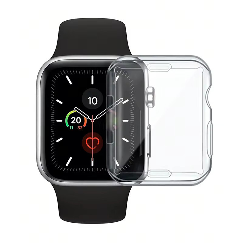 JBAILI Displayschutzhülle für Apple Watch, TPU, Unisex - Bild 3