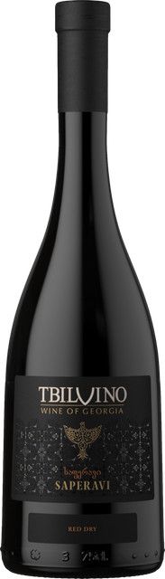 Tbilvino Saperavi Rotwein 2024, Georgien, trocken, 0,75 l - Bild 1