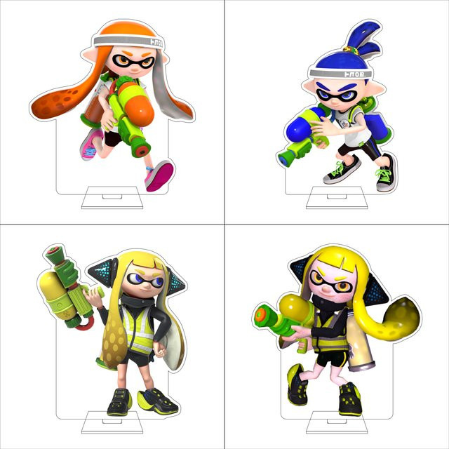 Bandai Splatoon Anime Acryl-Figur Ständerplatte, 16cm - Bild 1
