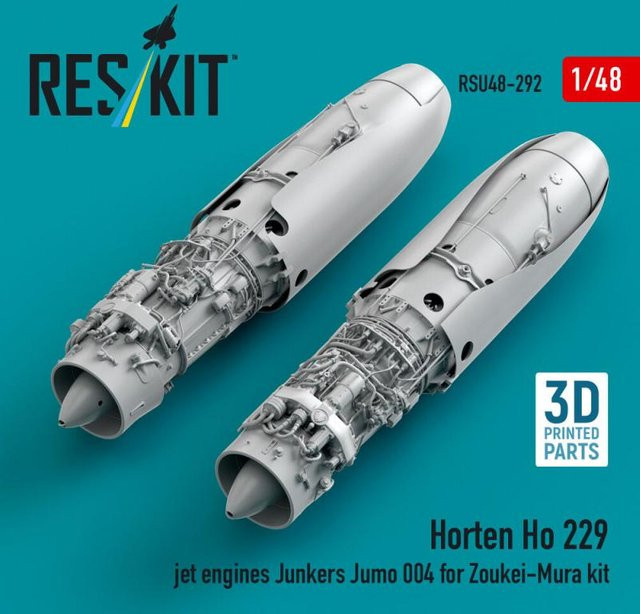 ResKit Models Horten Ho 229 - Jet engines Junkers Jumo 004, 1:48, Grau - Bild 1