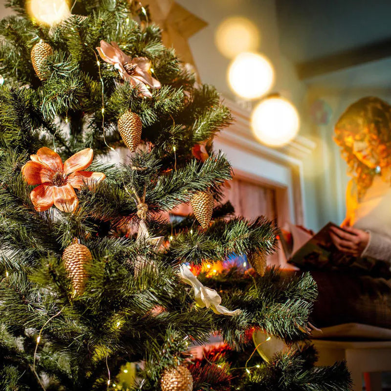 KADAX Künstlicher Weihnachtsbaum Tanne in Grün, Höhe: 180 cm - Bild 7