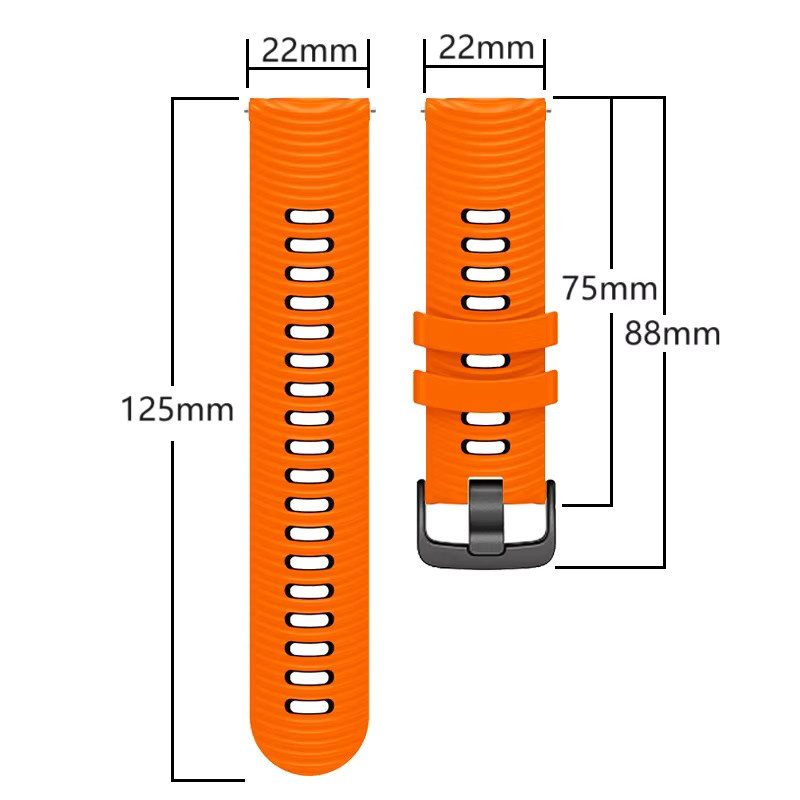 KOSPET Uhrenarmband Silikon, 22 mm, Unisex - Bild 3