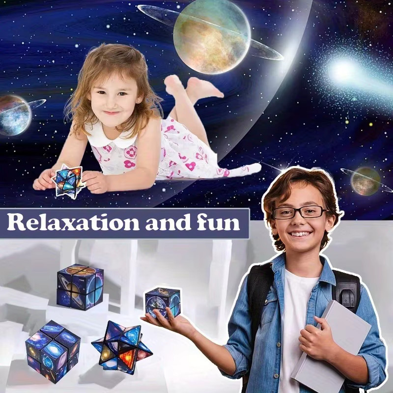 Star Trading 2-in-1 Star Sky Cube Zauberwürfel, Infinity Cube, Puzzle - Bild 6