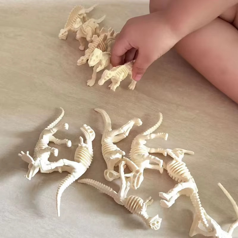LMKJ Jurassic Dinosaurier Skelettmodell Archäologie Spielzeug, 12-teiliges Set - Bild 2