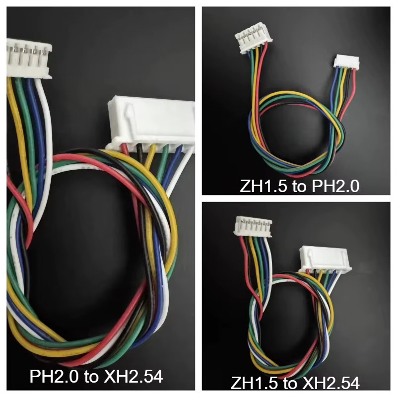 E-SIMPO Adapter Umwandlung Terminal Drahtverbindungskabel Set 10 Stück in Multicolor für ZH1,5/PH2.0/XH2,54/GH1,25 zu XH2,54 mit 2P 3P 4P 5P 6P Optionen - Bild 2