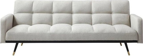 Schlafsofa Rorema in Beige mit Stoffbezug und Schlaffunktion, Breite: 193 cm