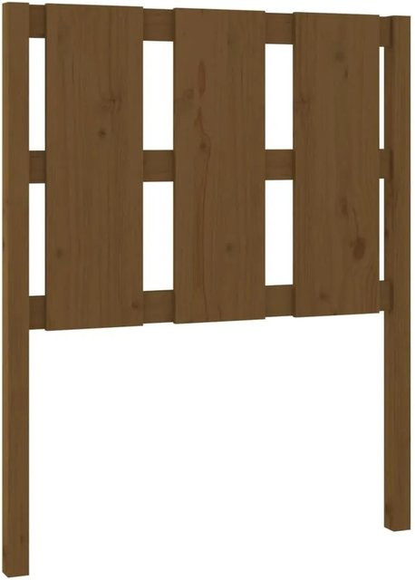 vidaXL Kopfteil aus Massivholz Kiefer in Honigbraun, B/T/H: 80,5 x 4 x 100 cm - Bild 1