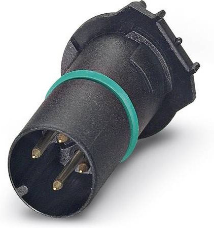 Phoenix Contact 1437164 Sensor-Aktor-Einbausteckverbinder M12 Kontaktträger Polzahl 4 Schwarz 60 Stück - Bild 1