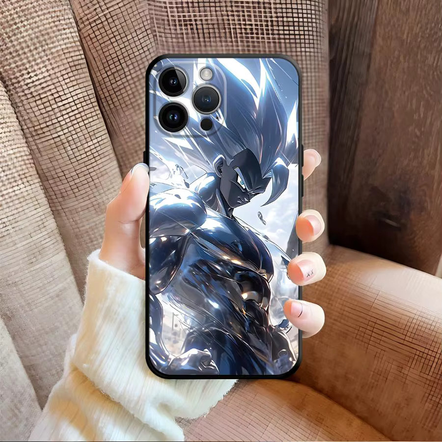 Dragon Ball Anime Handyhülle für Apple iPhone in Schwarz und Multicolour, weiche Schutzhülle - Bild 5