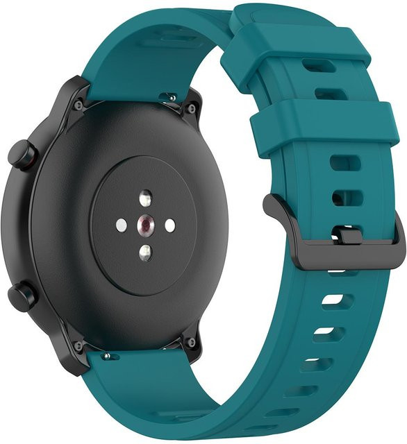 MY-CASE Smartwatch-Armband Silikon, 22mm, Blau, Unisex - Bild 1