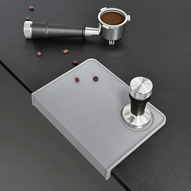 Punana Espresso Tamper Matte aus Silikon, rechteckig, Schwarz - Bild 1