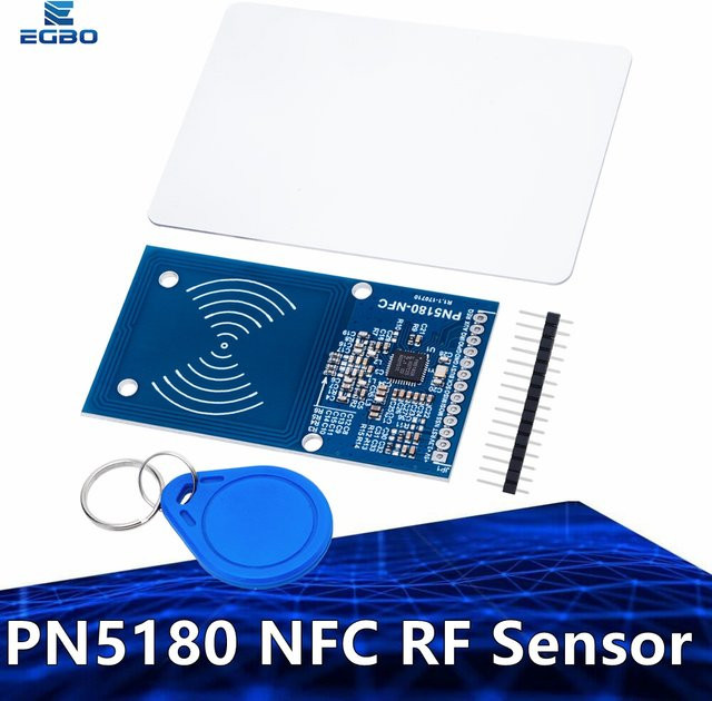 Egbo PN5180 NFC RFID Sensor ISO15693 Hochfrequenz IC Karte ICODE2 Reader Writer für Arduino in Blau - Bild 1