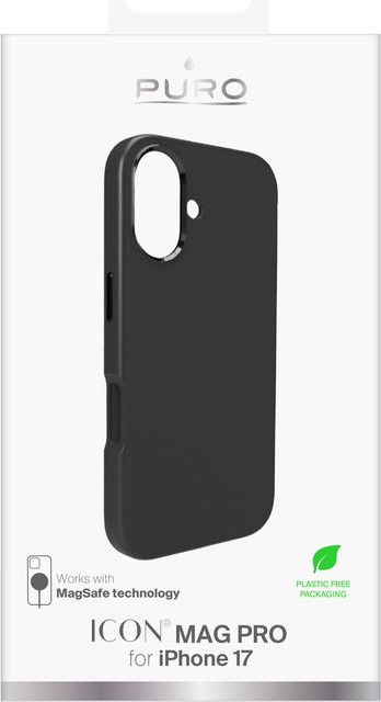 Puro ICON MAG PRO Schutzhülle für Apple iPhone 17, Schwarz, MagSafe-kompatibel - Bild 2