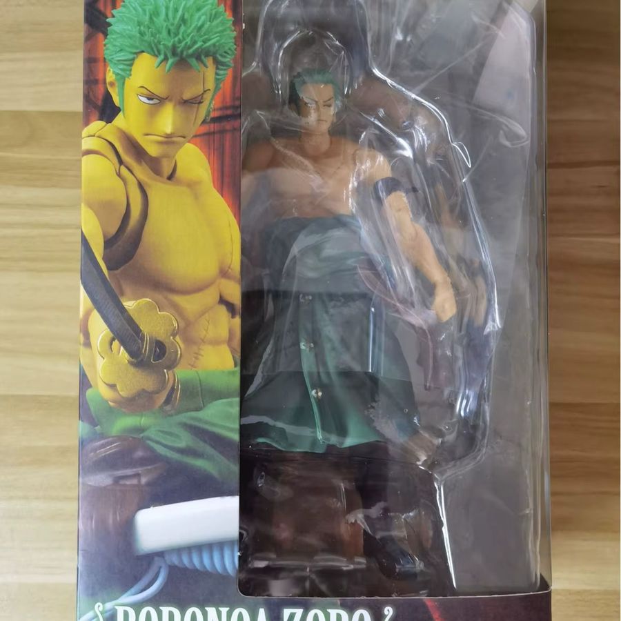 Bandai One Piece Anime Actionfigur Zoro Ruffy Ace Multicolor mit beweglichen Gelenken als Sammlerstück - Bild 4