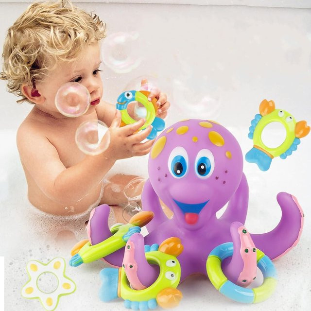SONGYI Oktopus, Badespielzeug, lila, Meerestiere - Bild 1