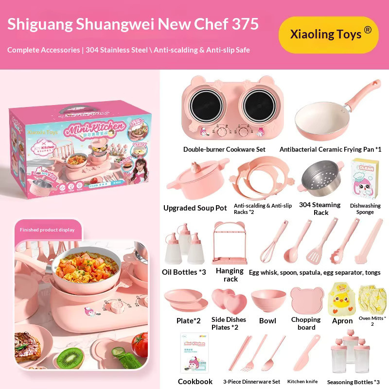 Xiaoling Mini-Küchenset aus Keramik, Spielzeug für Mädchen - Bild 2