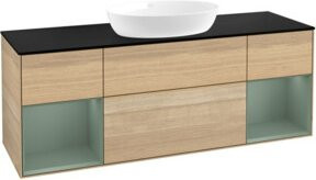 V&B Waschtischunterschrank Finion in Eiche Lackiert, Breite: 160 cm, Tiefe: 50,1 cm, Höhe: 50,1 cm - Bild 1