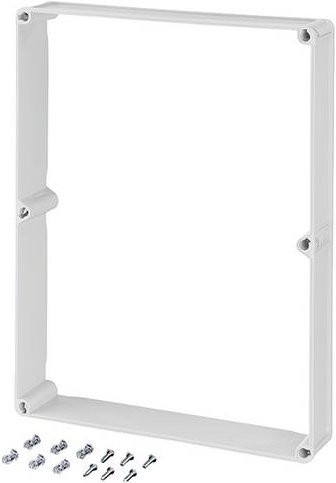 Hensel Mi ZR 6 Aufsetzrahmen aus Kunststoff in Grau, Breite: 60 cm, Höhe: 45 cm - Bild 1