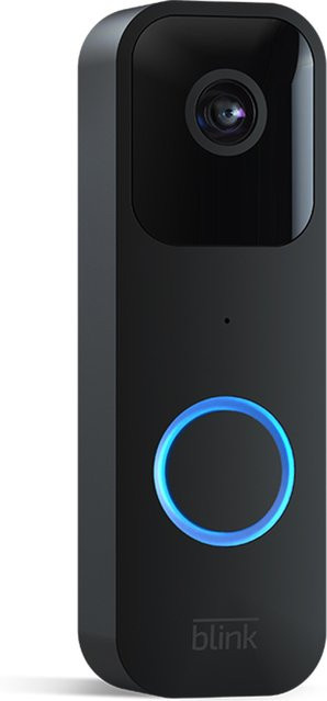 Blink Video Doorbell Türklingel mit Kamera in Schwarz mit HD-Video, Zwei-Wege-Audio und Bewegungssensor - Bild 1