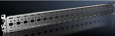Rittal VX Montage-Chassis 8617.030 aus Stahl, Grau, B: 600 mm, H: 64 mm, T: 23 mm, 4 Stück - Bild 2