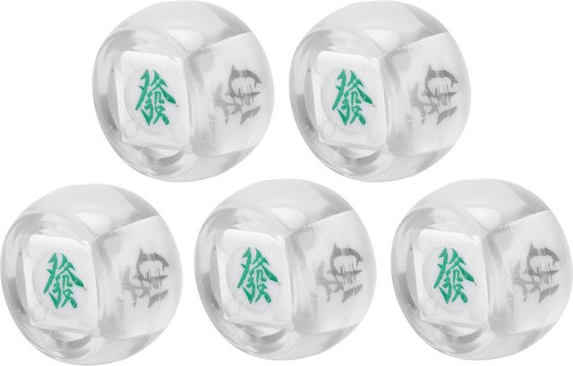 3CZY Mahjong Windrichtung Würfel, 5-teiliges Set - Bild 1