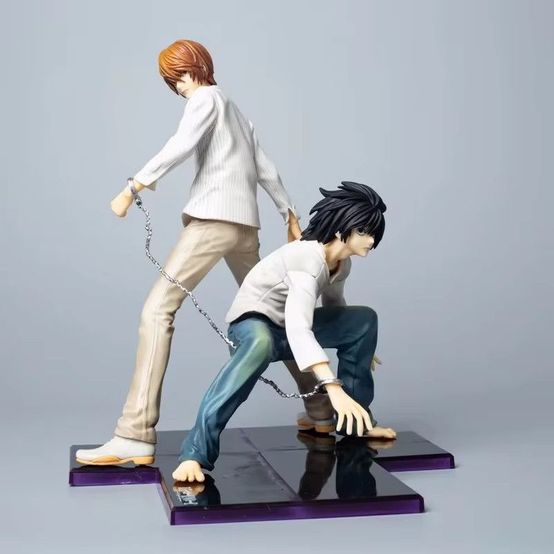 Bandai Death Note Anime Figur Yagami Licht und L als Sammelmodell Dekoration, Höhe: 22 cm, Multicolor - Bild 2