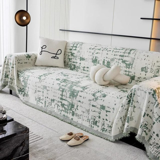 Chenille Sofabezugstoff Super Six als Komplettset, modern und kratzfest, B/B: 180 x 130 cm - Bild 1