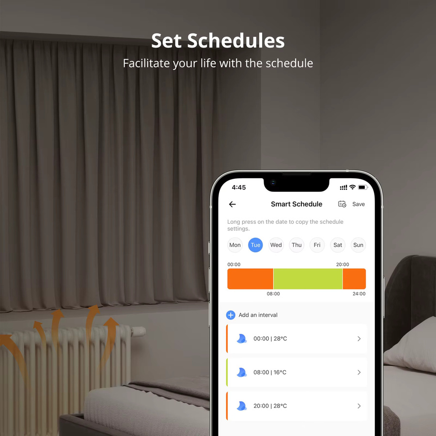 SONOFF TRVZB Zigbee Smart Thermostatventil mit eWeLink App-Steuerung in Weiß - Bild 2