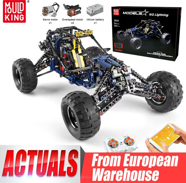 Mould King Blue Lightning Buggy, Motorisiertes Technisches Auto, ab 10 Jahren - Bild 1
